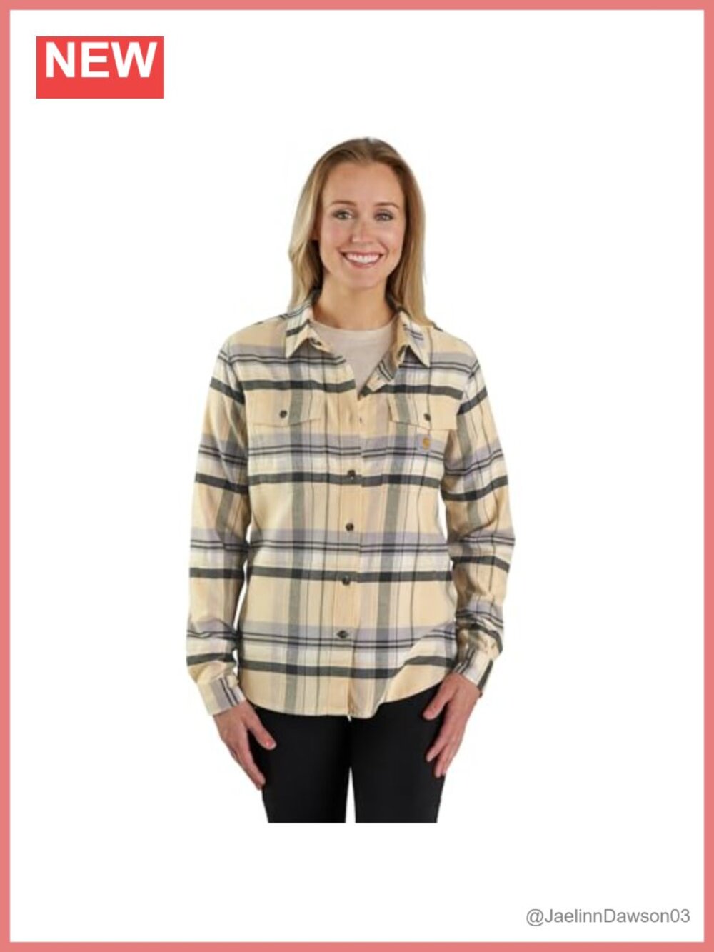Tencel Fiber Relaxed Fit Long Sleeve Button Down Work Shirt